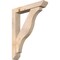 Ekena Millwork Funston Slat Smooth Bracket w/ Offset Brace, Douglas Fir, 5 1/2"W x 30"D x 38"H BKT0604X30X38FST06SDF - alternate 1